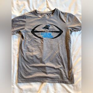 kids dri-fit carolina panthers shirt